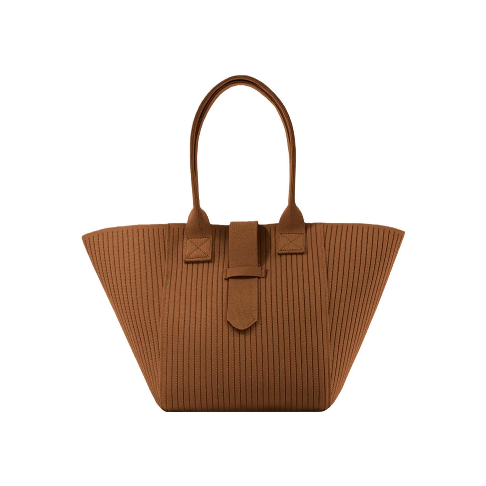 Veslyn 24030 Brown Tote Bag ；Makeup Fashion Large Capacity Shoulder – Top Handle Handbag, Lightweight Carryall For Travel, Work & Everyday