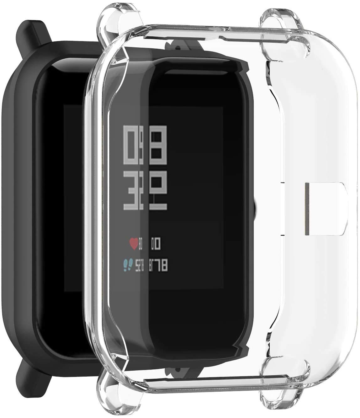 M.G.R.J® Soft TPU Front Protection Case Cover for Amazfit Bip U/Amazfit GTS 2 Mini Smart Watch (Flexible|Silicone|Transparent)