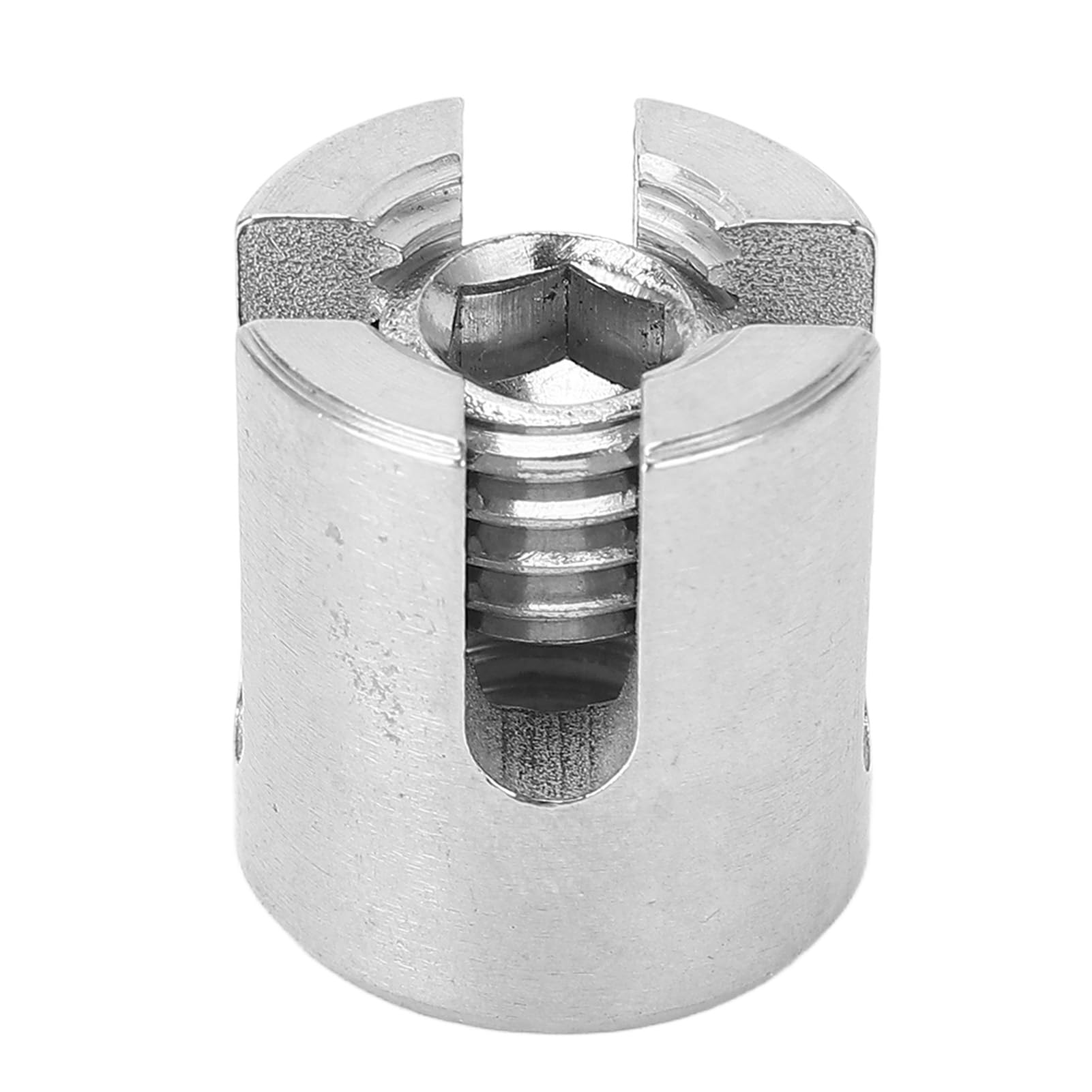 Akozon Morsetto per Cavo Incrociato 10 Pezzi Morsetto per Ringhiera in Filo di Acciaio Inossidabile per Interni Ed Esterni (M12 5 mm)