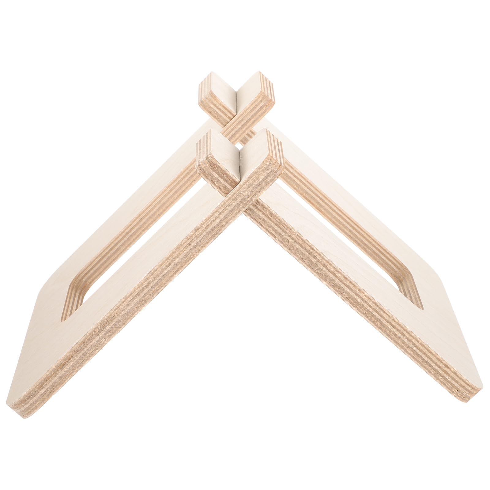 Soporte de Bicicleta Desmontable de Madera Beige SEWACC