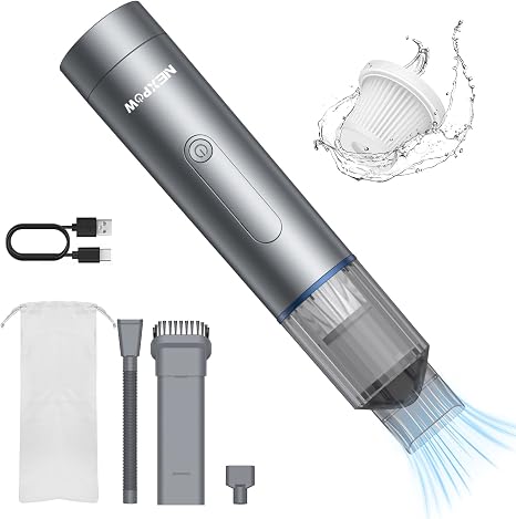 NEXPOW Car Vacuum main unit with attachments