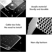 Vista 4 de Paquete de 2 tanques de agua grandes para cangrejos ermitaños, jaula de cangrejo ermitaño con rampas de escalada, cangrejos ermitaños ermitaños