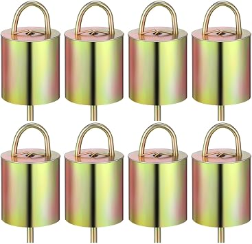 Goat Bells for Livestock Collars Rustic Copper Cow and Sheep Bells 2.55X1.37In Loud Sound Durable Metal Farm Grazing for Animal Tracking and Rustic Home