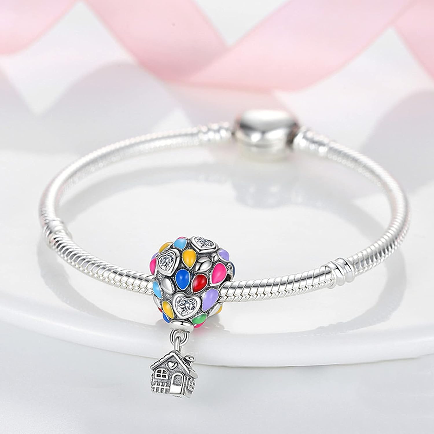 MULA 925 Sterling Silver Charms for Bracelets and Necklaces Lipstick and Bag Dangle Pendants Tower Camera Beads Jewelry Charms for Women - Image 2