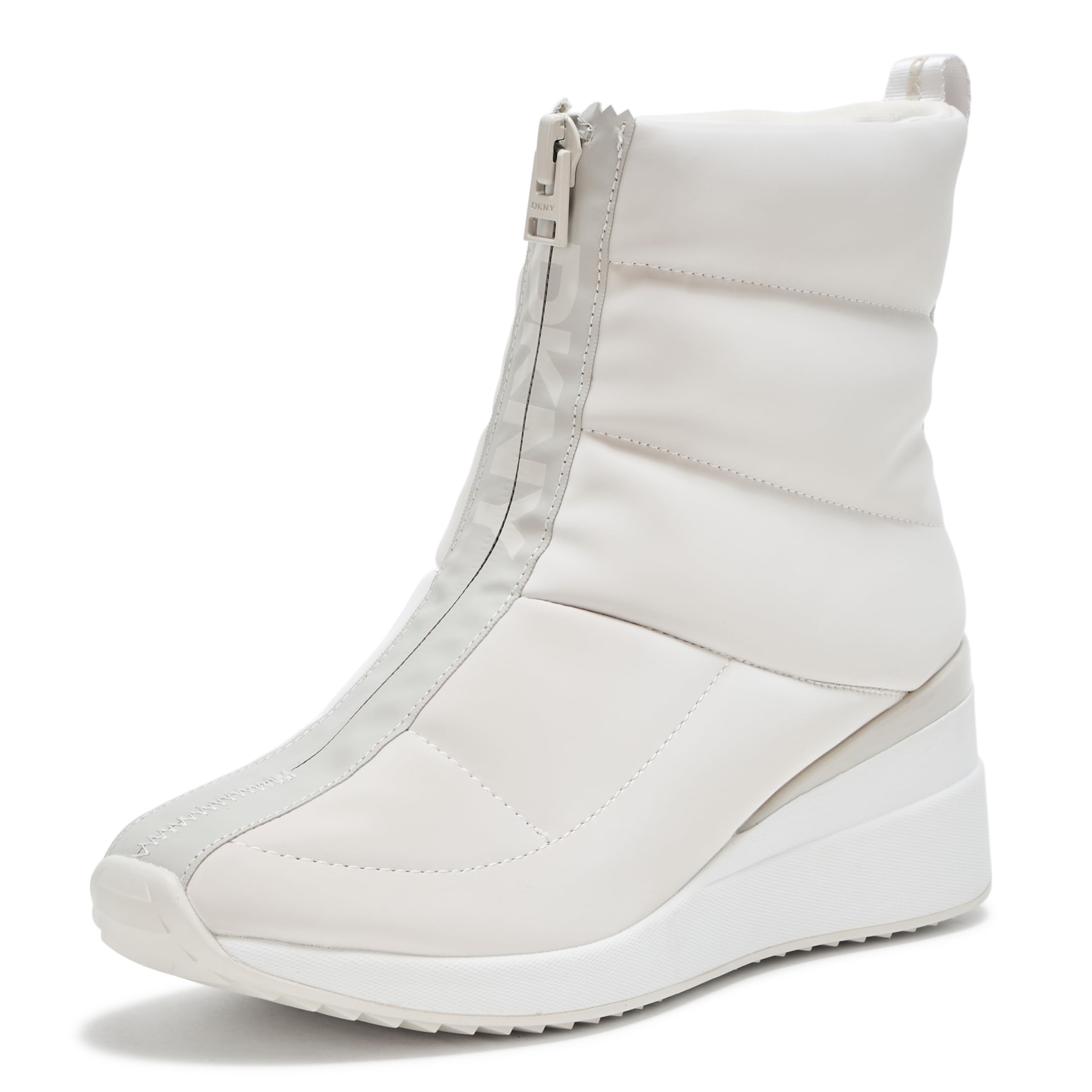 DKNY womens Parla Zip Up Wedge