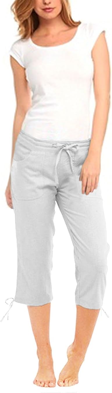 Shorts Cropped Trousers Pocket Cotton 