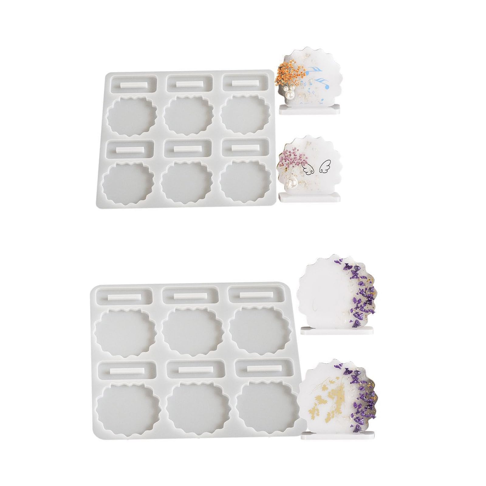 Molde de silicona creativo para decoración del hogar hecha a mano, flores secas, molde de resina, herramienta de fabricación de adornos de escritorio, molde de silicona reutilizable