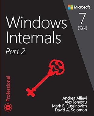 Windows Internals, Part 2 (Developer Reference) 7th Edition-finelybook