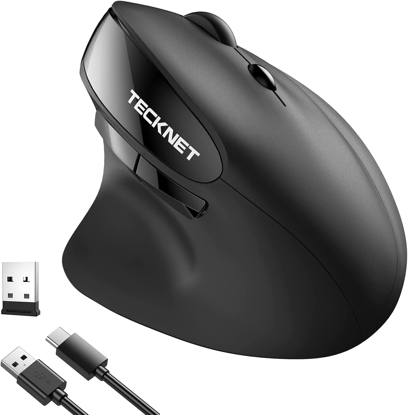 TECKNET Ergonomic Vertical Optical Mouse