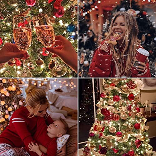 C7 Christmas Lights 25Ft C7 Clear Christmas String Lights With 27 Vintage Incandescent Bulbs (E12 Base, 5W) Indoor/Outdoor Hanging Lights Patio Lights Backyard Porch Balcony Party Christmas Decor #TOP6