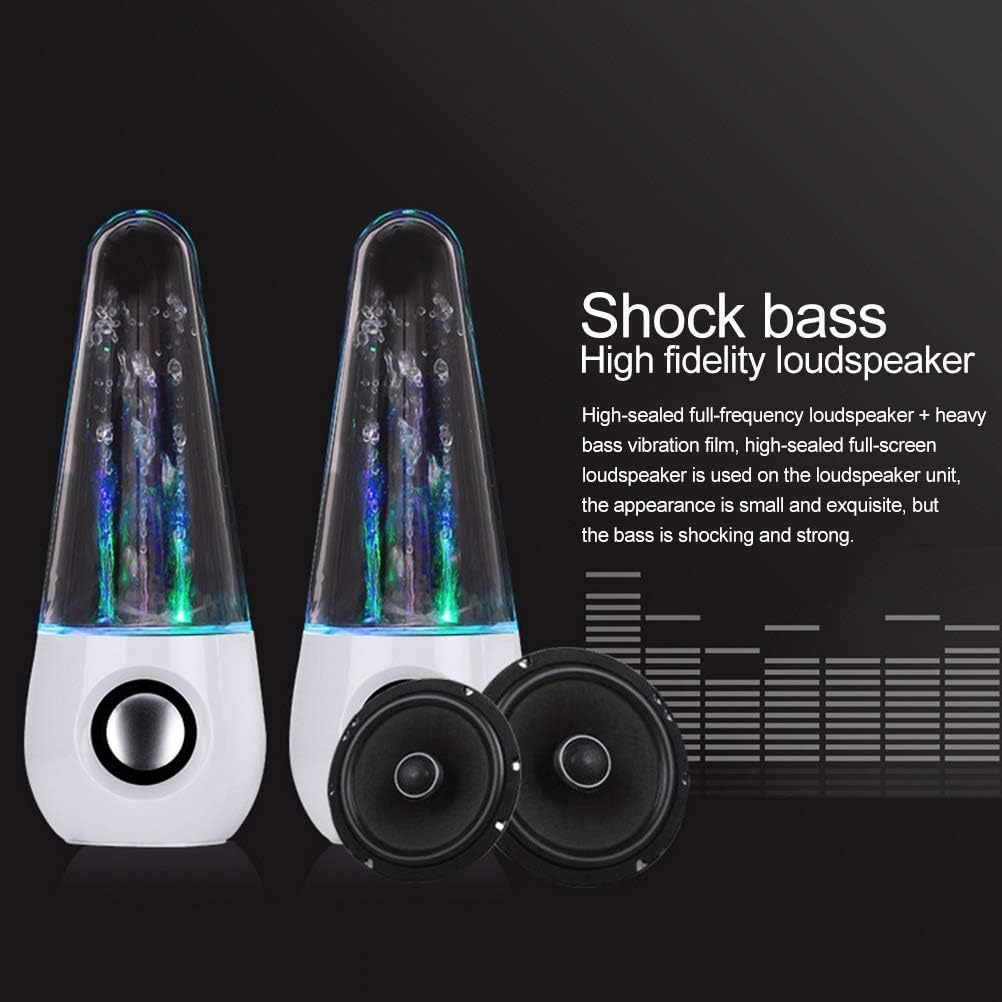 Amazon.co.jp: ledライトスピーカー 噴水スピーカー 音楽に