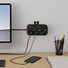 3'lü Priz + 4 USB (2 Type-C + 2 USB-A) Çoklayıcı | Duvara Monte Edilebilir, Aç/Kapa Anahtarı, Akım & Kısa Devre Koruma, Yüksek Güç