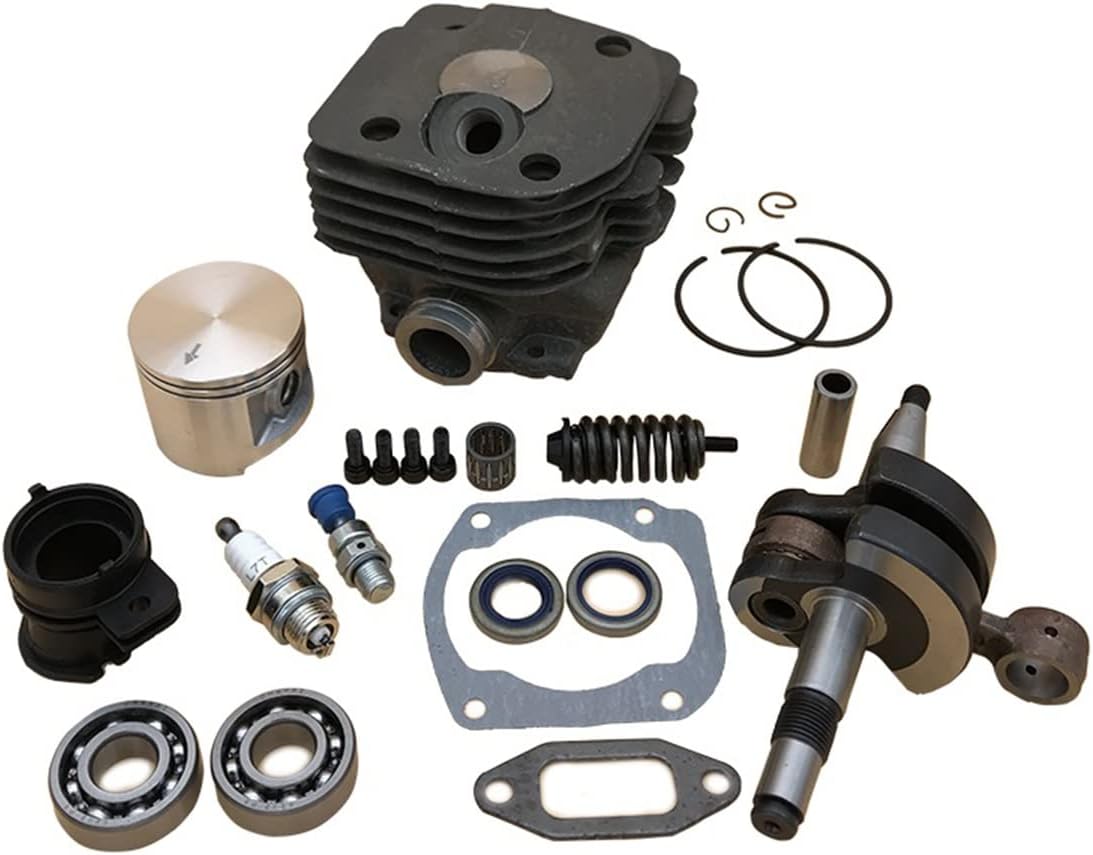Patio, Lawn & Garden 50MM Cylinder Head Piston Crankshaft Bearing Seal Motor Kit Fit 372XP 372 371 365 362 Chainsaw Overhaul Engine Parts Outdoor Powertool Parts & Accessories (Size : 372 50MM)