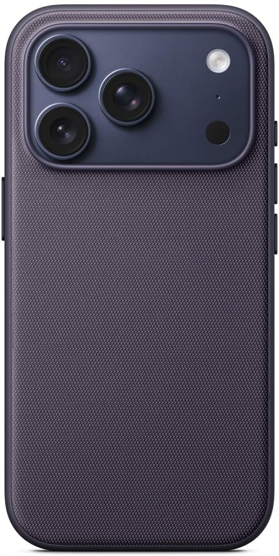 TechWoven Case Compatible with Apple iPhone 17 Pro TechWoven Case with MagSafe and Camera Control Button,with Two Connection Point Slim Back Phone Protection Cover for Women Men (Purple)