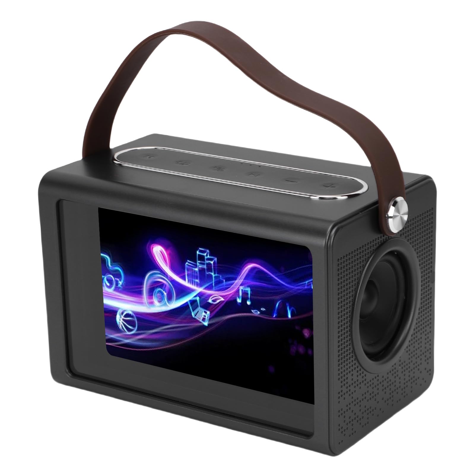 CHICIRIS Macchina per Karaoke con Microfoni Wireless, 5.4, Display da 8 Pollici, Dispositivo Portatile per Feste di Canto per Divertimento in Casa e all'aperto