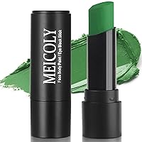 Vista 1 de MEICOLY Palo de pintura verde para rostro y cuerpo, relleno de calcetines de Navidad, pintura facial verde para Halloween, maquillaje SFX Witch