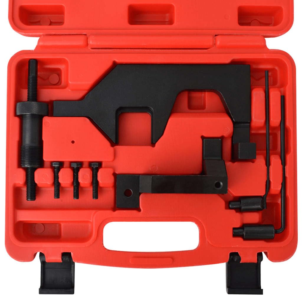 Set di 8 strumenti di regolazione del motore in acciaio per BMW Mini N13 N18 con valigetta, adatto per modelli F20 F30, regolazione precisa del tempo di controllo durante la riparazione e la