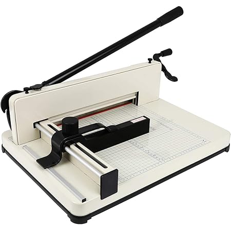 Paper Scrap Paper Cutter 17 inch Heavy Duty 500 Sheet A3 A4 B4 B5 A5 B6 B7 Metal Base Guillotine Trimmer for Office Home