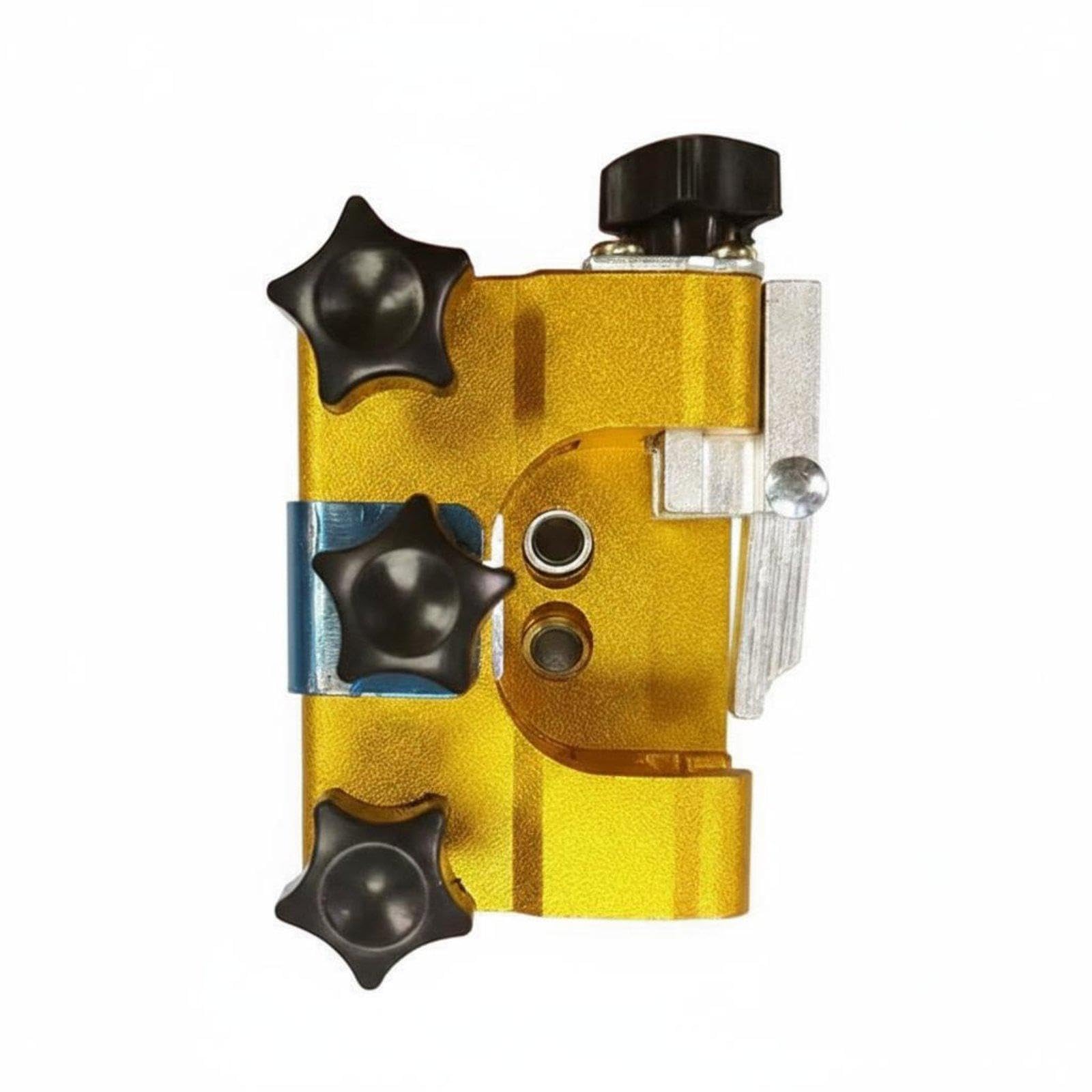 Manual Chain Honing Tool Portable Chain Tool Sharpening Kit Easy to Use Chain Saw Sharpening Guide for Beginners, Workshop Yellow Portable-image-5