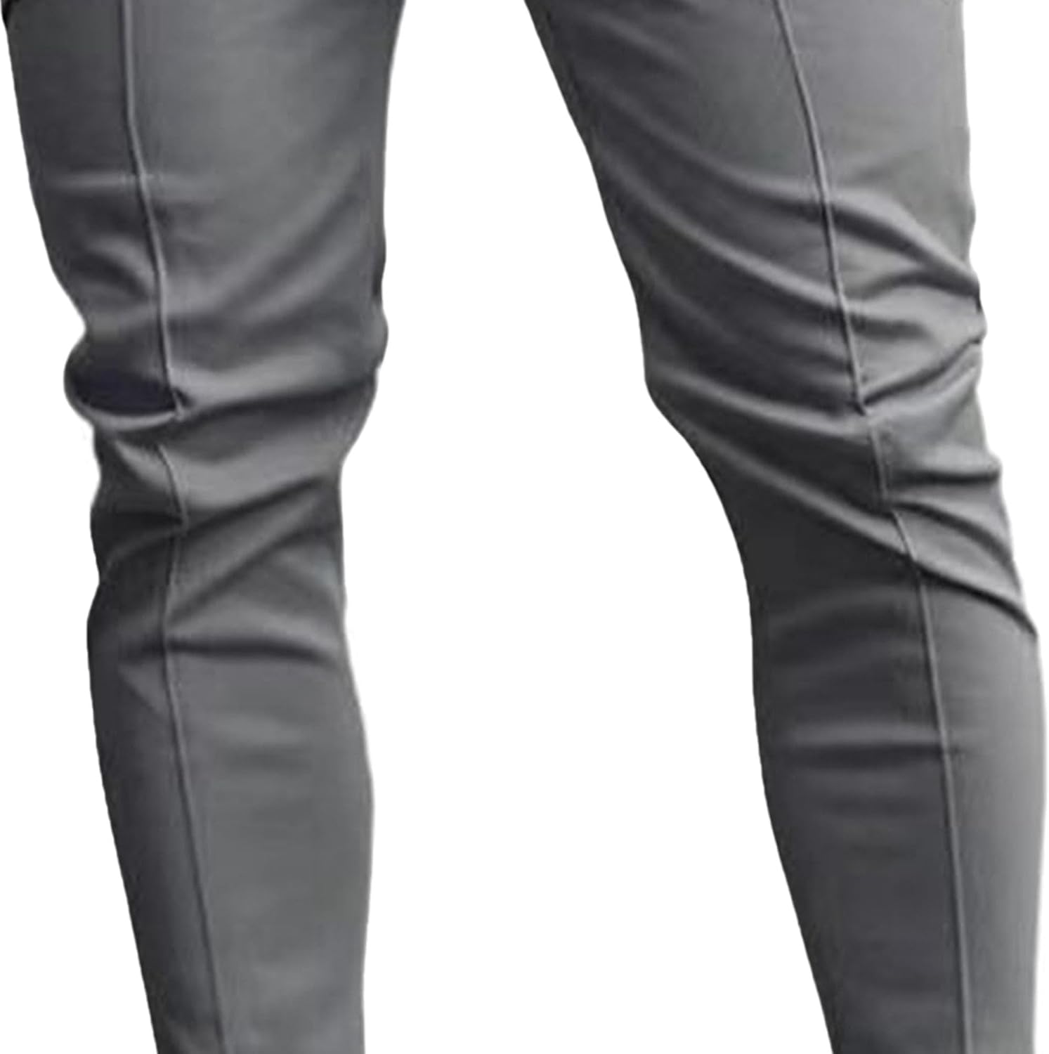 Men's Slim Fit Stylish Outdoor Pants Skinny Casual Work Business Pants Stretch Solid Lightweight Trousers