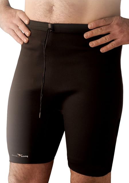Precision Training Neoprene Warm Shorts - Black/Red, Small, K-REY-TRS112S