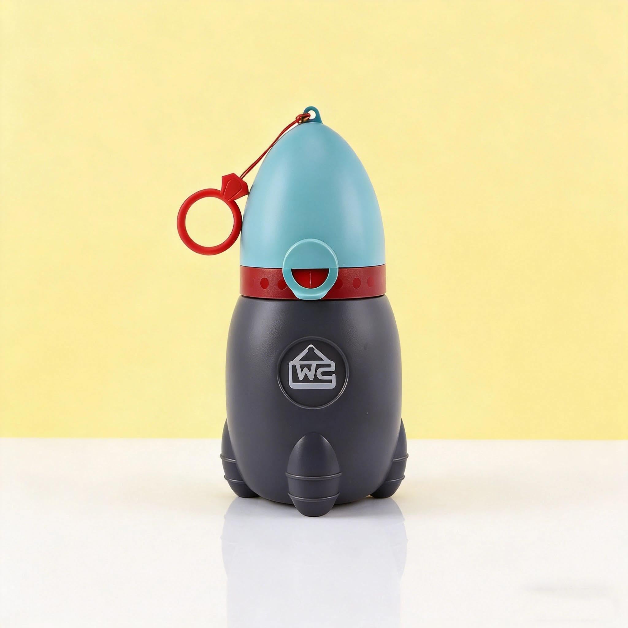 Toddler Portable Potty-Lightweight & Leak-Proof Design for Car, Camping, and Road Trips | Fun Rocket Shape Encourages Potty Training | Easy to Carry and Clean for On-the-Go Families