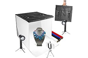 LimoStudio 16-inch Table Top Photography Studio LED Light Box, Photo Shooting Tent Kit