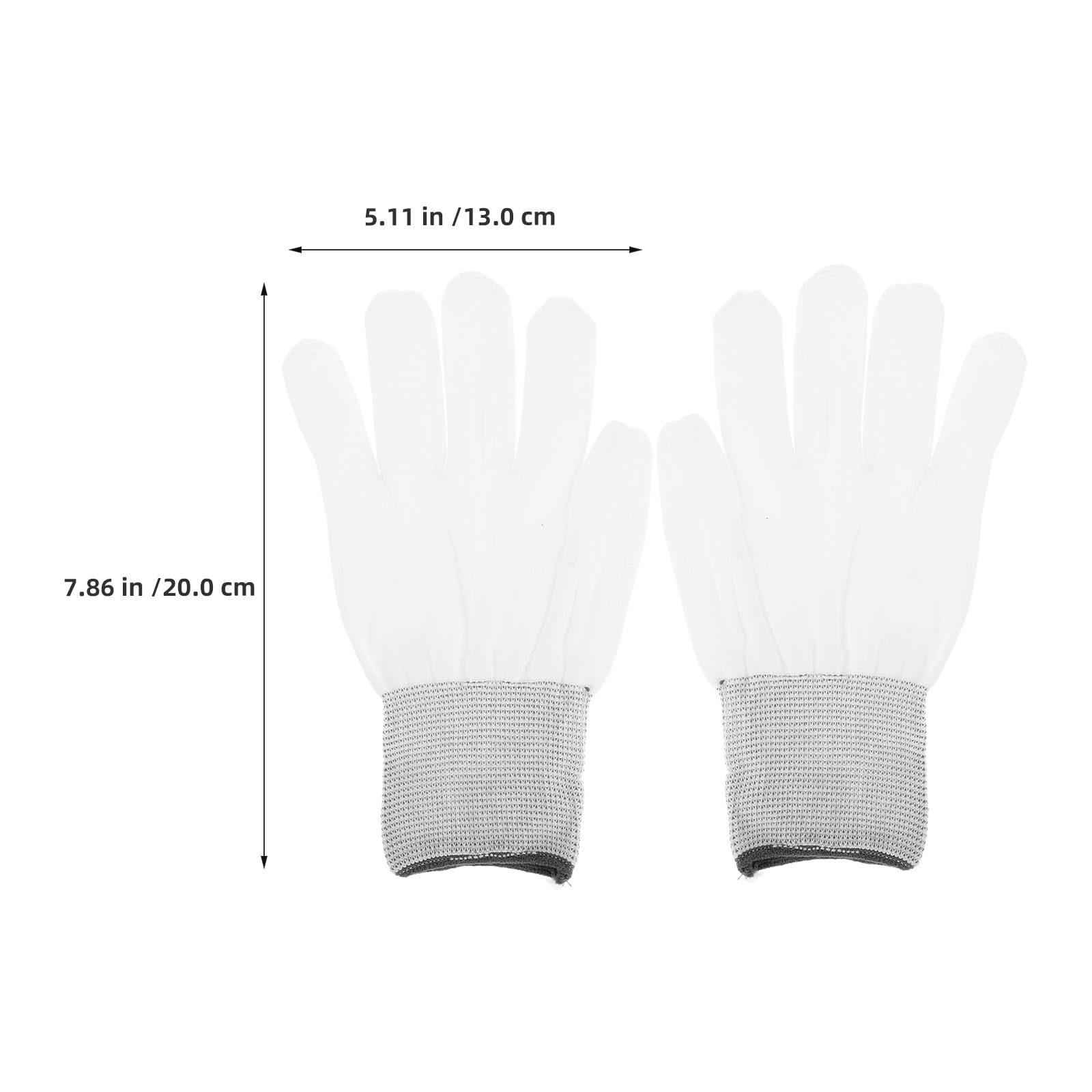 Guantes Envolventes Antipolvo para Coche 10 Pares, Protección Antielectrostática, Material Nylon y Tejido, para Uso Diario en Aplicación de Películas de Carrocería