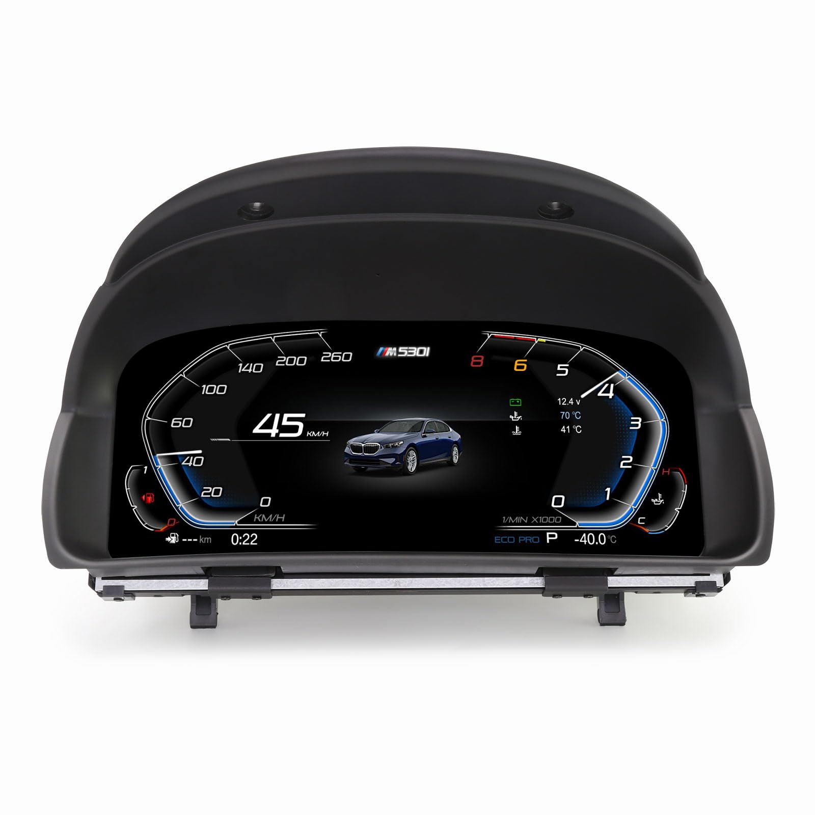 Quadro Strumenti Digitale LCD 10 Pollici per BMW X1 E84 2006-2015 Sistema CCC&CIC Tachimetro Display Cruscotto 4-Core 7 Temi UI Comandi al Volante 1920x720P Display Digitale Schermo HD