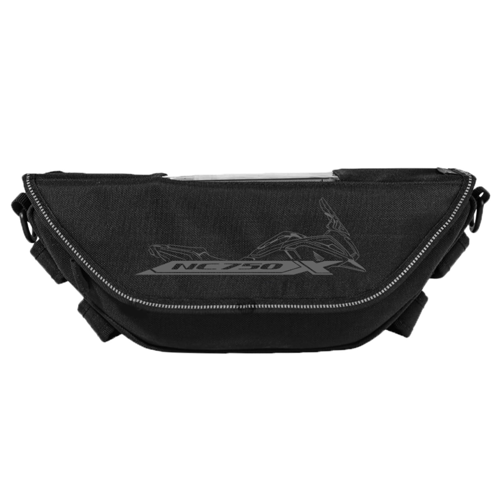 Sac de guidon NC750X de voyage robuste finition noire - 6