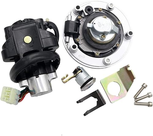 Miniatura 2 de Juego de interruptor de encendido + tapa del depósito de combustible de gasolina + bloqueo de asiento + llaves compatibles con Suzuki GSXR 600 750