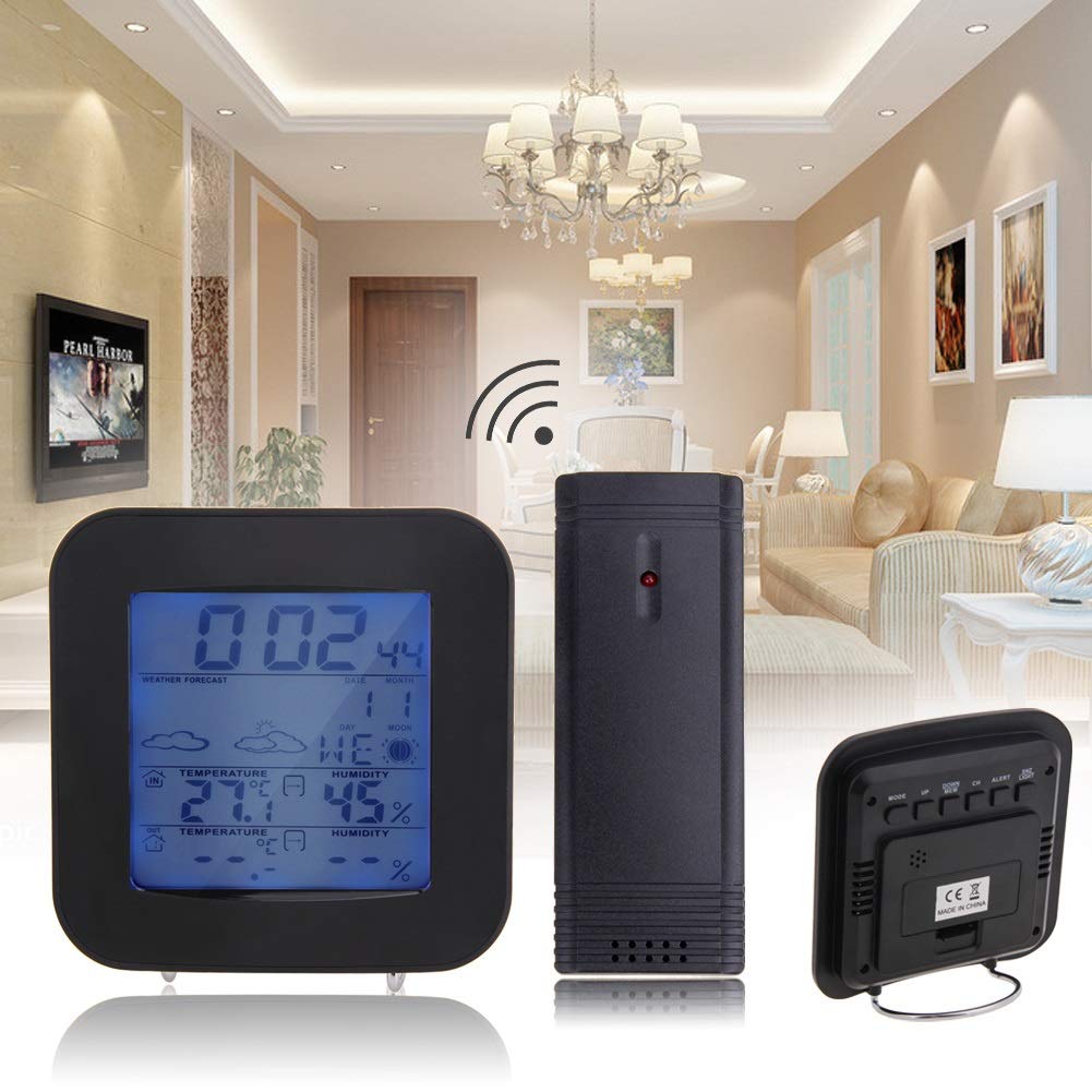 PNAWLLCF-65 LCD stacja pogodowa czujnik termometr, czujnik domowy termometr higrometr cyfrowy termometr