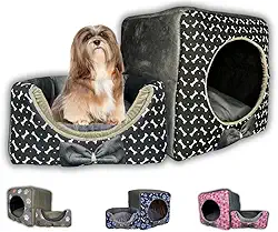 Caminha Casa Pet Iglu Grande: Casinha Cama Luxo Para Cachorro E Gato Com Fundo Impermeável (Preto)