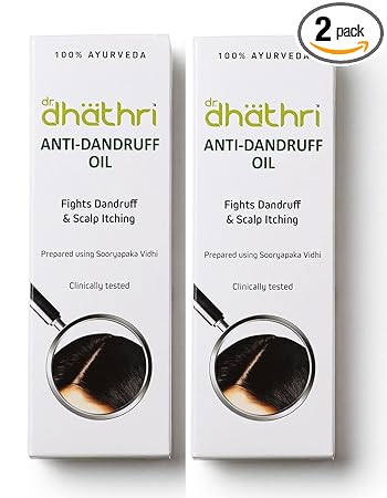 Dhathri Anti- Dandruff Oil | Herbal oil for dandruff | Relief from itchy scalp and dandruff - 100 ml - Pack of 2