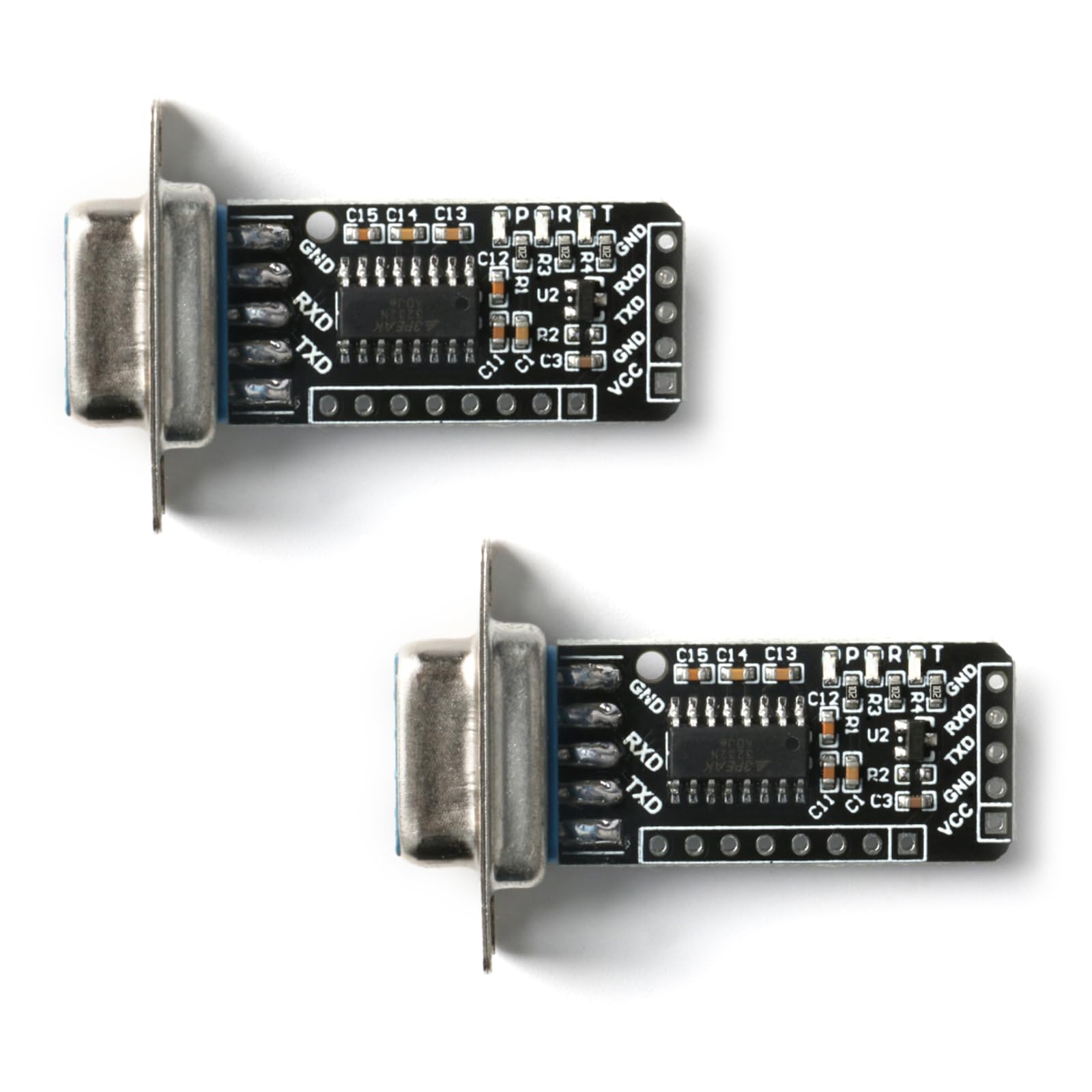 MusRock RS232 to TTL Level Converter Module - Female Serial Port DB9 Plug for Seamless Communication