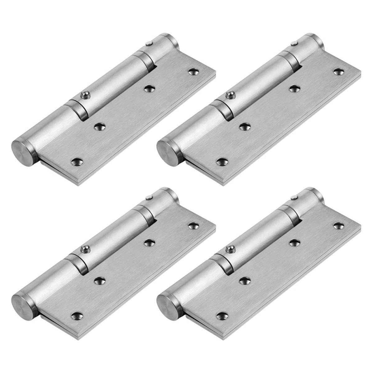 Charnières de porte invisibles en acier inoxydable avec fermeture automatique (lot de 4)