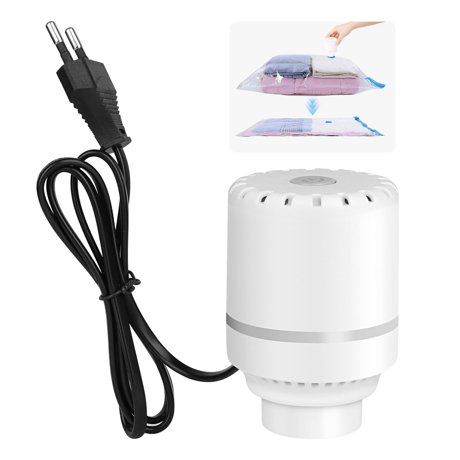 Bomba de Vacío 4000pa 30w para Ropa con Sellado, Salida 4cm