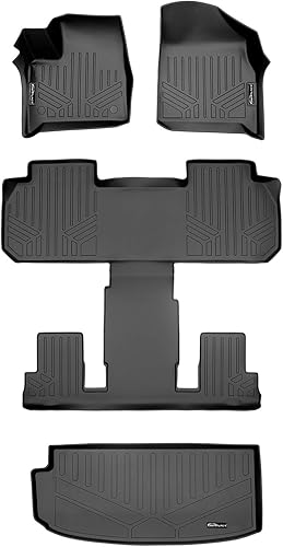 Miniatura 11 de MAXLINER - Juego de alfombrillas de primera fila, color negro, compatibles con Chevrolet Traverse 2018-2023, todos los modelos Chevrolet (Traverse)