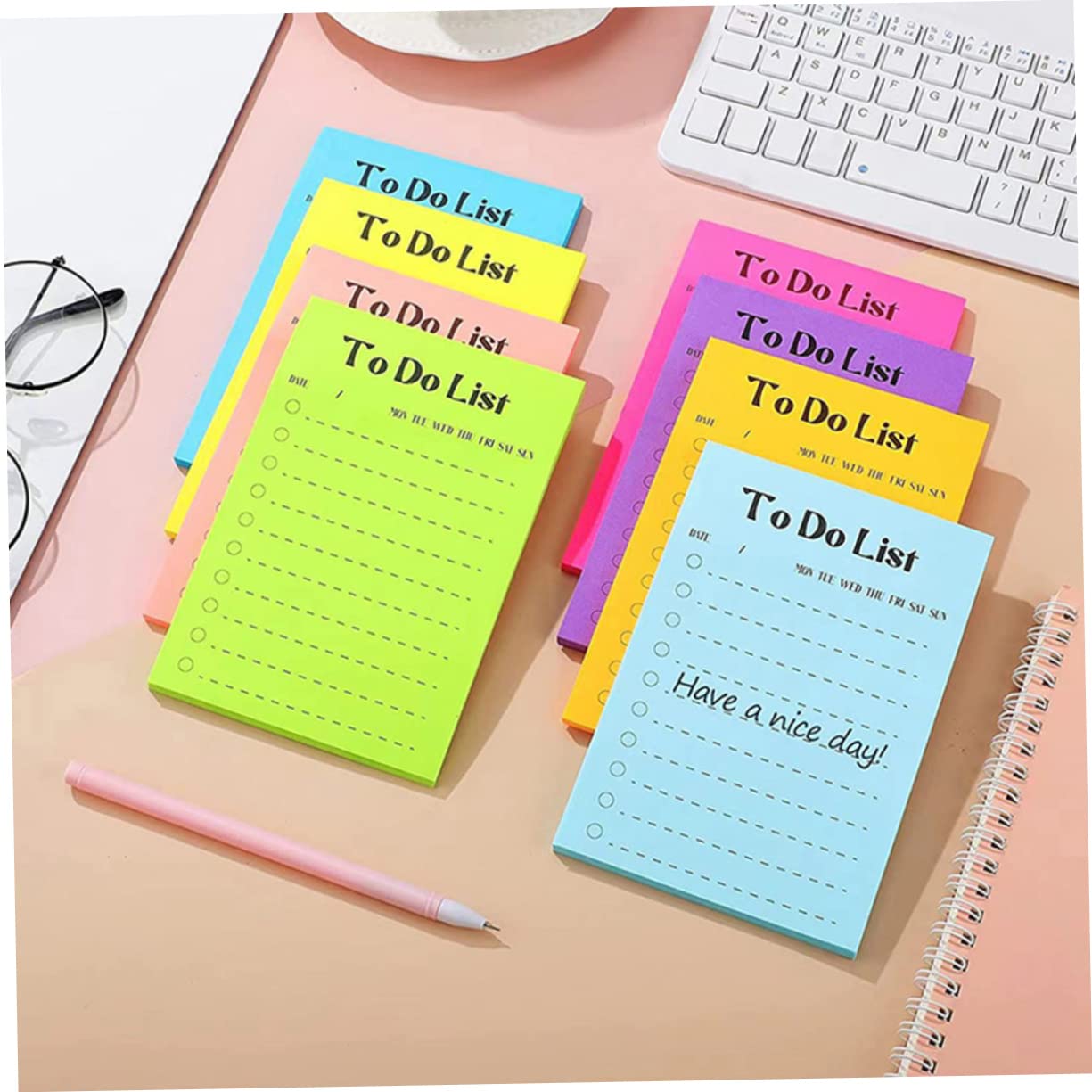 Pegatinas de Nota Autoadhesiva de Papel, 16 Libros, 50 Hojas