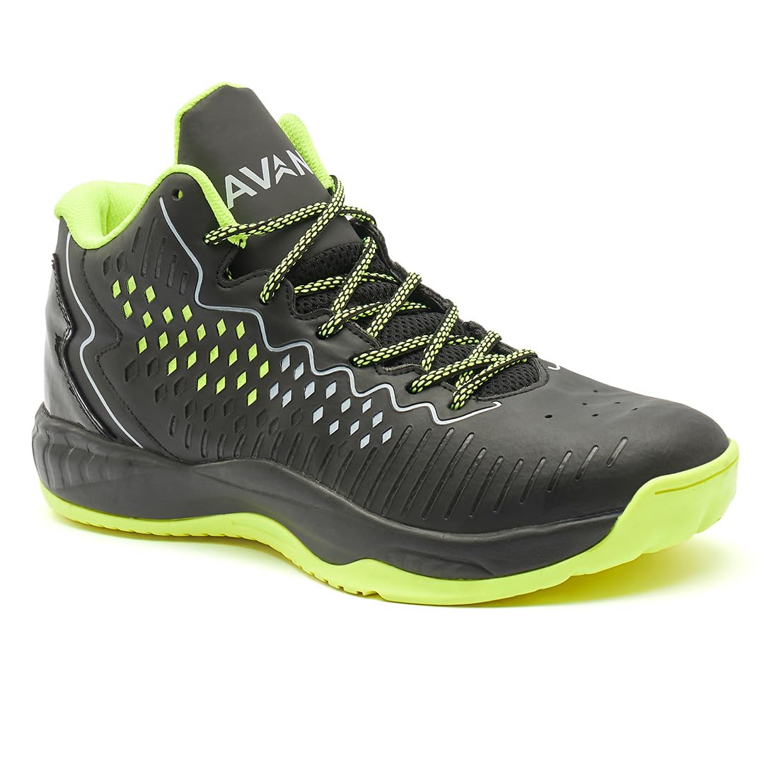 Men's ElevateX Basketball Shoes - Superior Traction, Slip Resistant Rubber Outsole, Bouncy EVA Insole for Plush Comfort, Multi Directional Flexibility