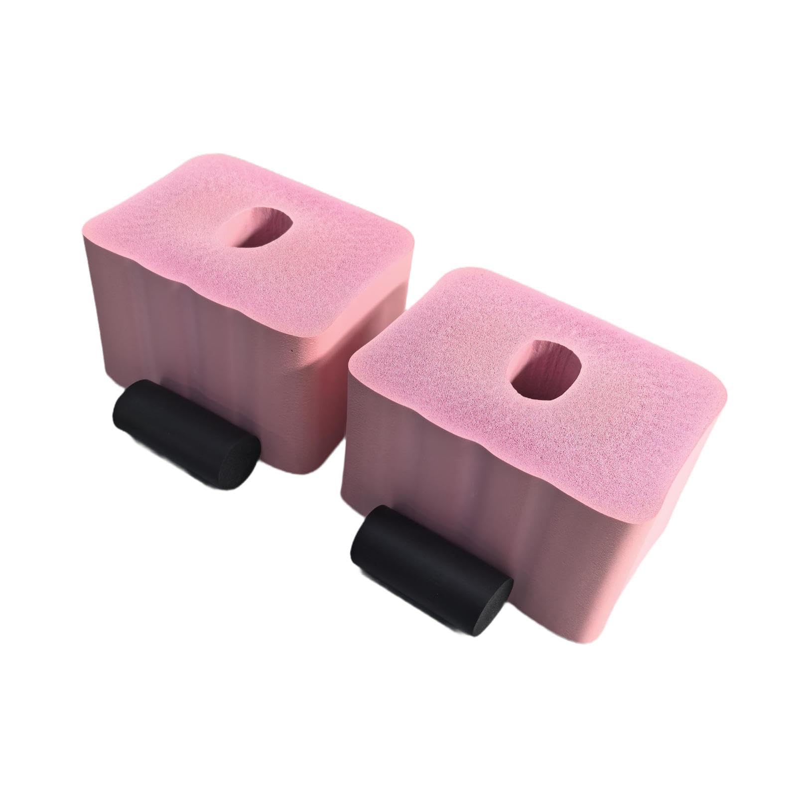 Menolana Pushup Stands 2X Fitness Comfortable Grips Men Women Support Pad Anti Slip Home Gym Sponge Push up Bar Push up Handles, Pink