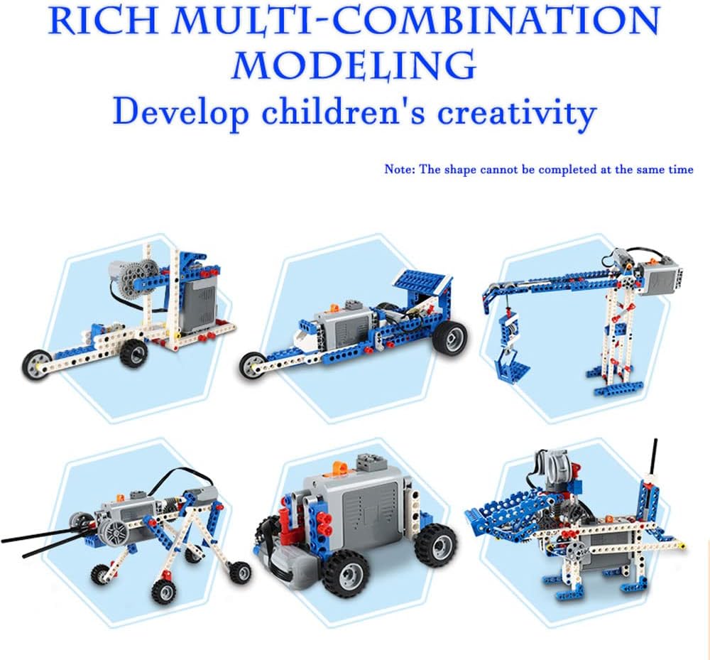 Erector Set Stem Toys,6 Different Shapes in Total Construction Toys,Educational Construction Learning Toys for Boys & Girls,with Electric Power Motor Children's Toys,307PCS