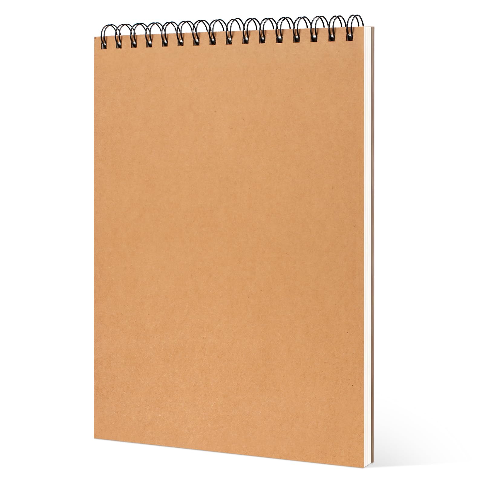 Spiral Bound Sketch Books – A5 Sketch Pad 100% Acid-Free Upgraded Tear-Away Sheets 160 GSM 40 Sheets Drawing Pad for Kids, Art Pad for Studio, School, or Home Use