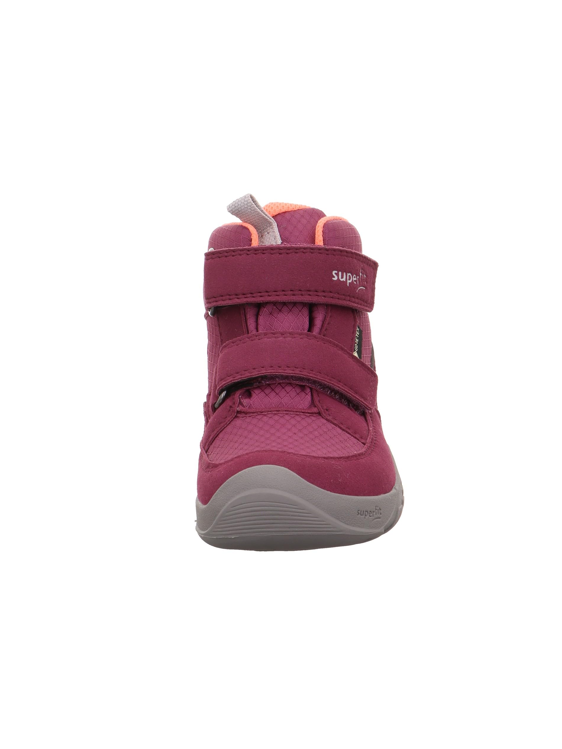 Superfit Mädchen Trace Leicht Gefütterte Gore-tex Rot/Orange 5000 Sneaker, Rot Orange 5000, 28 EU