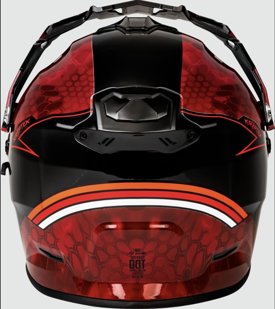 Fly Racing Trekker Conceal Helmet (Red/Black, Large)