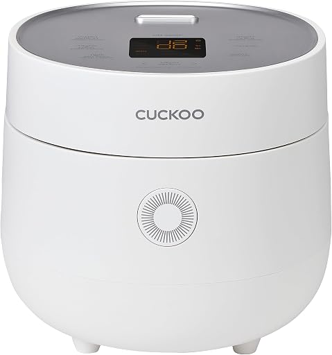 CUCKOO Micom Rice Cooker 3-Cup Uncooked / 6-Cup Cooked with Nonstick Inner Pot, Small Rice Maker with 8 Menu Options, Fuzzy Logic Technology, Auto Clean, Quick Rice Mode, White (CR-0375FW)