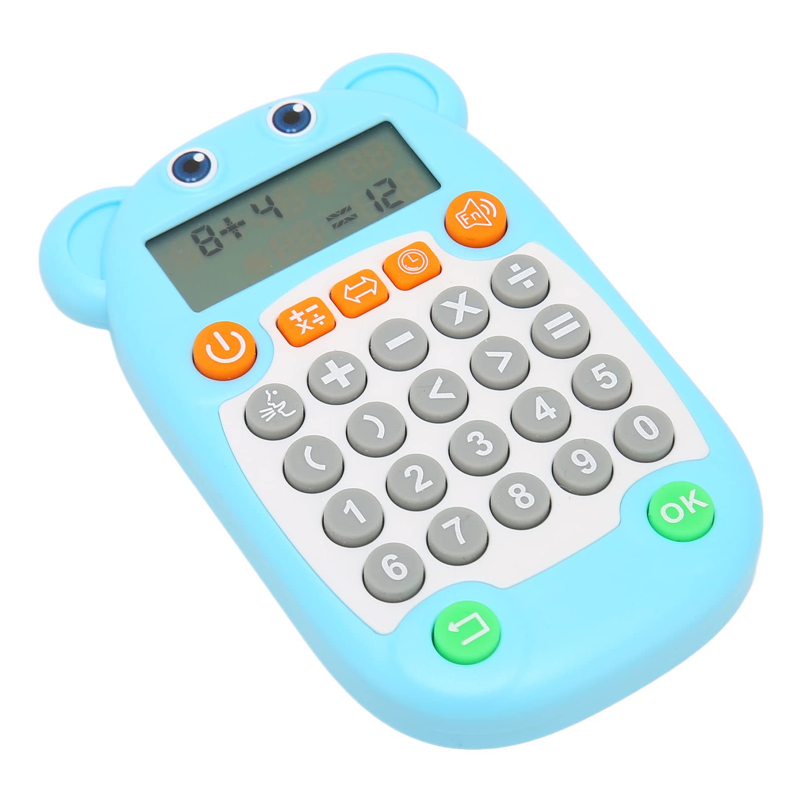 KIMISS Calcolatrice per Bambini e Allenatore Aritmetico Giocattolo - Display Digitale con Prompt Vocale per l'apprendimento e Il Gioco Matematico