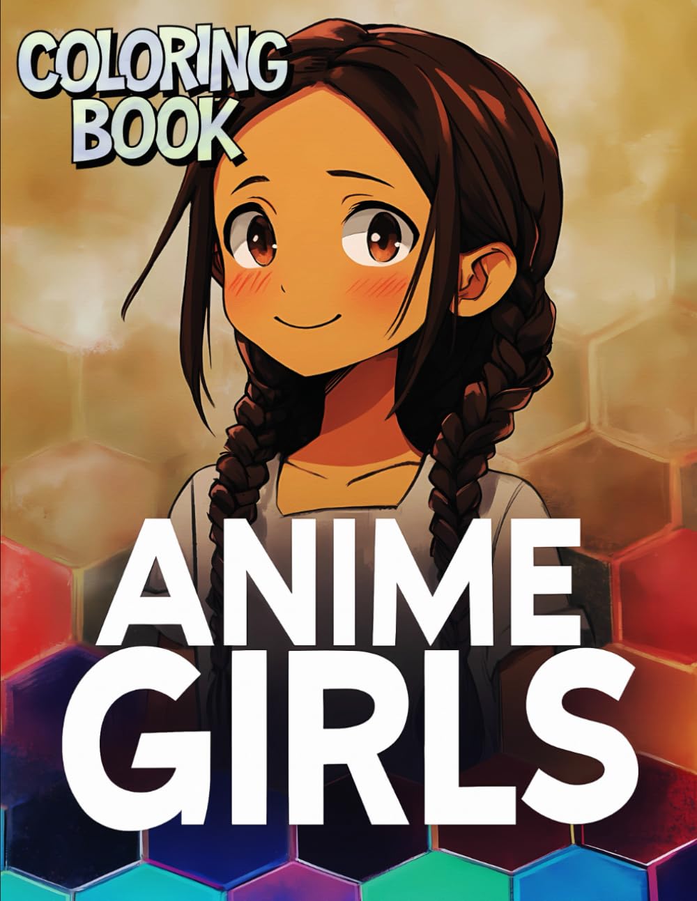 Anime: Coloring Book for Teens, Kids, and Manga Lovers with Cute Kawaii Girls