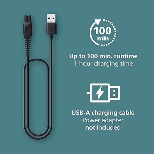 Miniatura 7 de Philips Norelco Body Groomer serie 5000, afeitadora y recortadora de cabello íntimo para hombres con corte de cuerpo completo intercambiables y