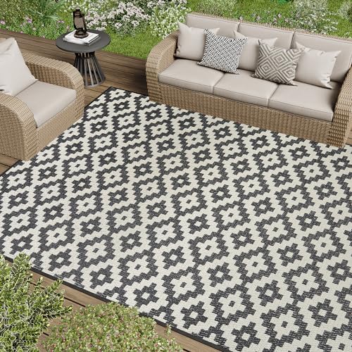 Outdoor Rug Carpet, 5x8 ft Polypropylene Indoor Outdoor